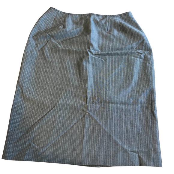NO BRAND Pinstriped Pencil Skirt in Gray - size 12 - Picture 1 of 5